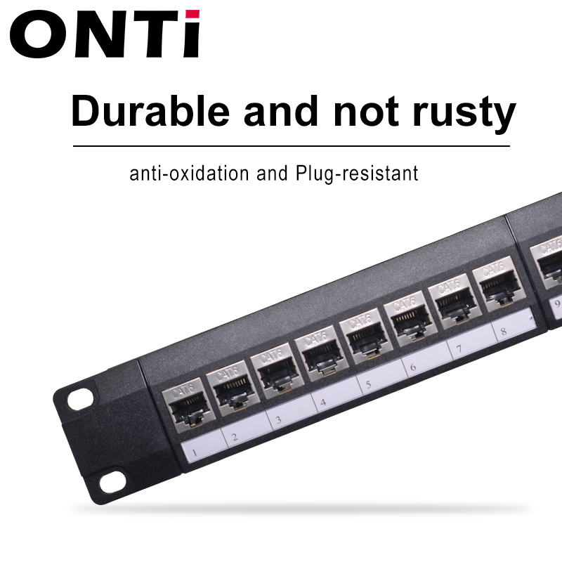 أونتي 19in 1U رف 24 ميناء CAT6 - مراجعة Patch Panel Cat6 وسعره