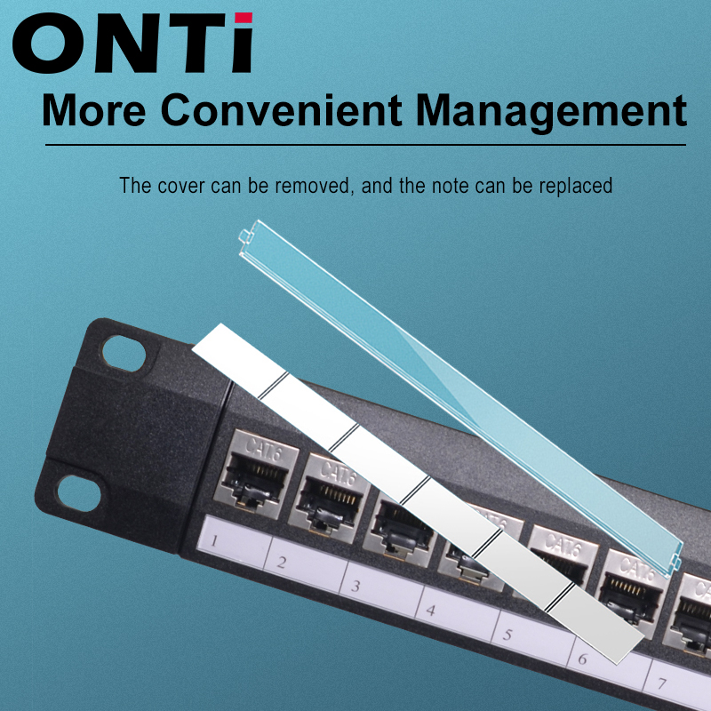أونتي 19in 1U رف 24 ميناء CAT6 - مراجعة Patch Panel Cat6 وسعره