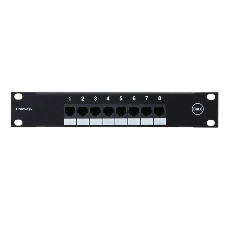 محول شبكة 8 ميناء CAT6 لوحة ال - مراجعة Patch Panel Cat6 وسعره