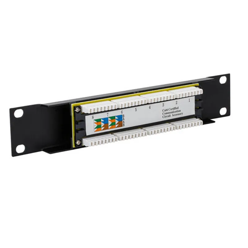 محول شبكة 8 ميناء CAT6 لوحة ال - مراجعة Patch Panel Cat6 وسعره