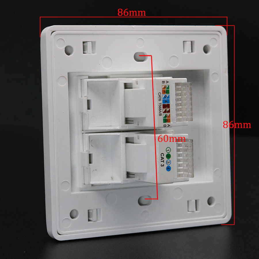 مقبس حائط Xintylink RJ11 RJ45  - مراجعة Patch Panel Cat6 وسعره