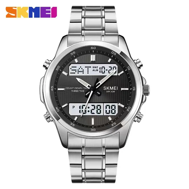 Skmei رجل الضوء الخلفي الرياضة - مراجعة Digital Timer Countdown وسعره