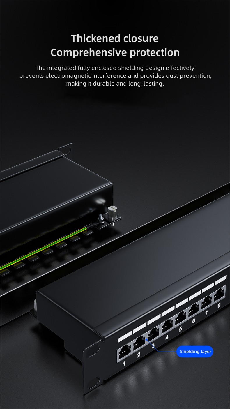 لوحة رقعة محمية CAT6 عالية الج - مراجعة Patch Panel Cat6 وسعره