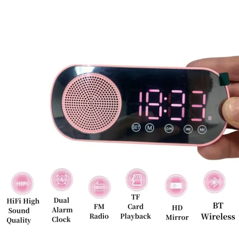 USB المكونات في مرآة منبه رقمي - مراجعة Digital Timer Countdown وسعره