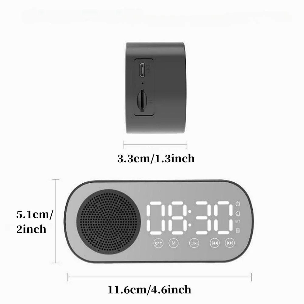 USB المكونات في مرآة منبه رقمي - مراجعة Digital Timer Countdown وسعره