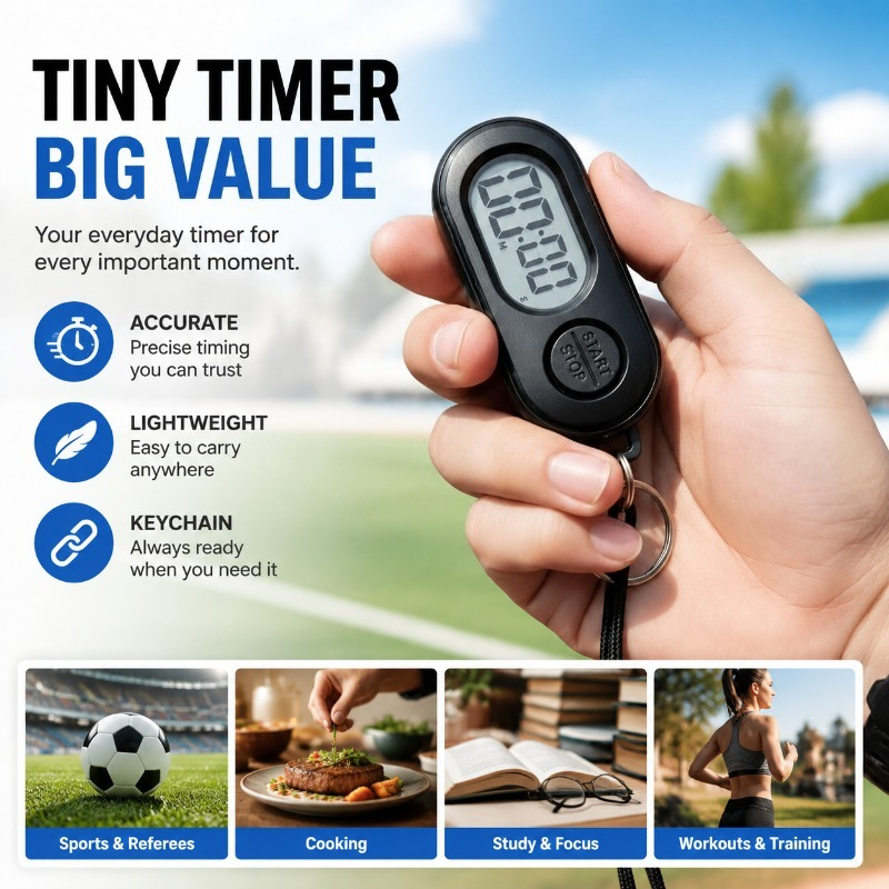 ساعة توقيت رقمية صغيرة مع شاشة - مراجعة Digital Timer Countdown وسعره
