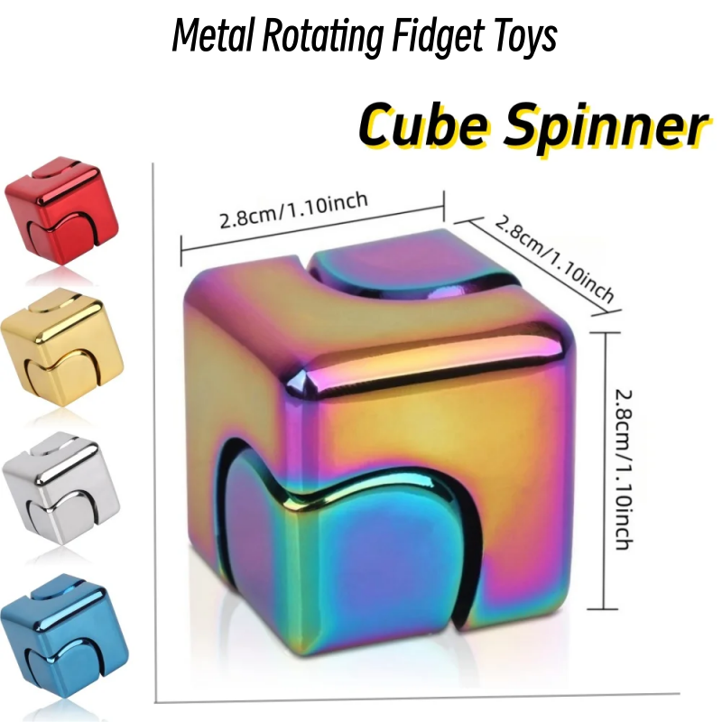 مكعب معدني دوار جيروسكوب ببصمة - مراجعة Cool Office Tech Gadgets وسعره